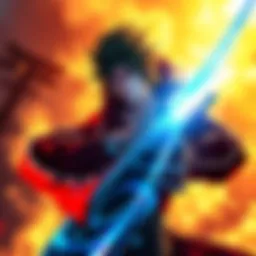 A character wielding a dark sword with a glowing aura, symbolizing strong haki connected to the black blade question