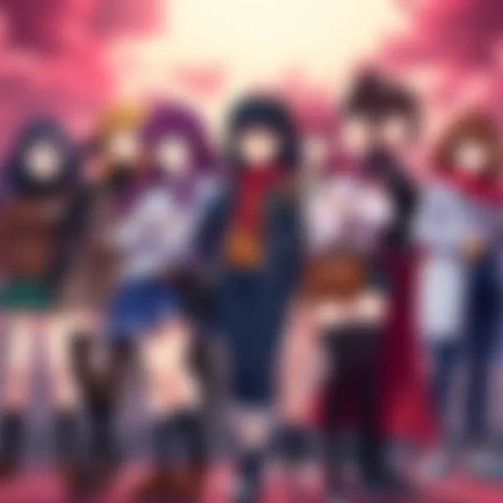 Strong Female Anime Characters A group of anime female characters showcasing diverse personalities and strengths, standing confidently together