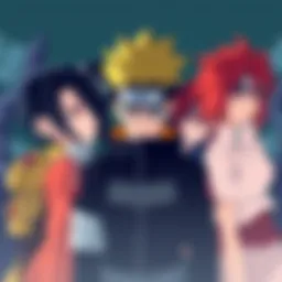 A lineup of female characters from Naruto showcasing diverse designs and strong features, highlighting their individuality without sexualization