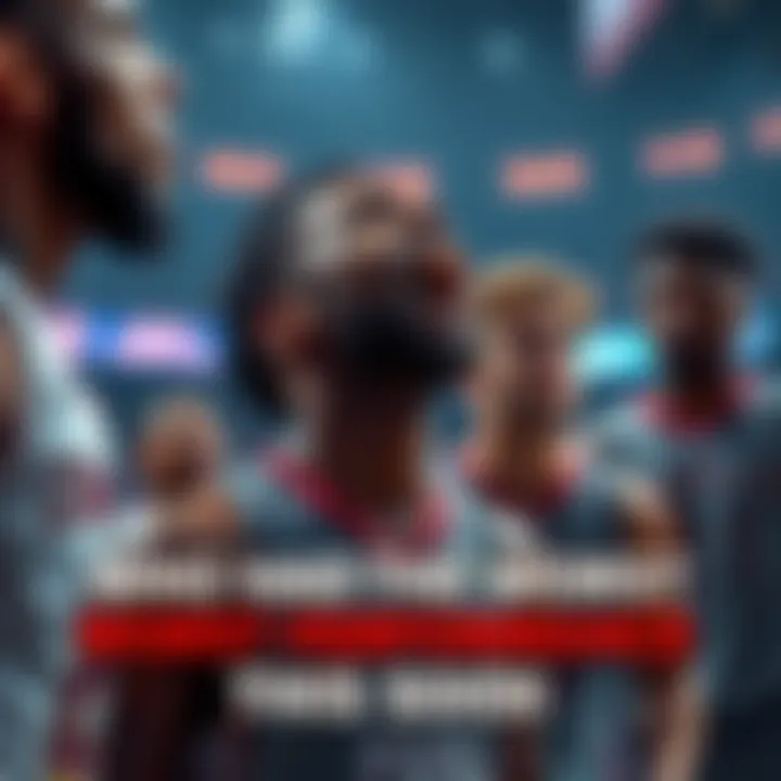 A player visibly frustrated during a game, missing a crucial play while teammates look on in disappointment