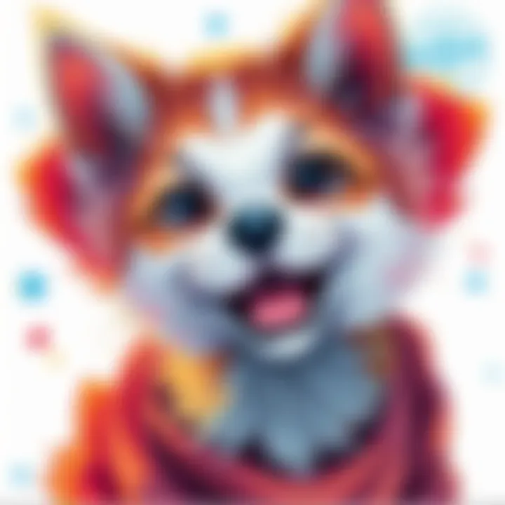 A detailed drawing of Koishi, showcasing her playful expression and vibrant colors, highlighting the artist's creativity