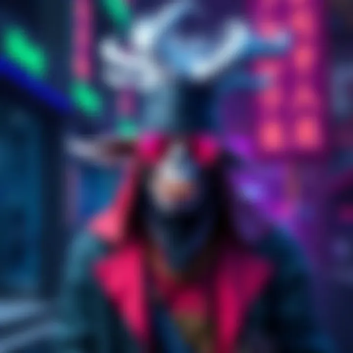 A vibrant streetwear design featuring a character inspired by Whitebeard, showcasing the influence on modern fashion trends.