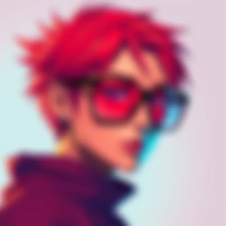 A pair of fashionable Uchiha glasses with a sleek design, set against a simple background, showcasing their trendy appeal.