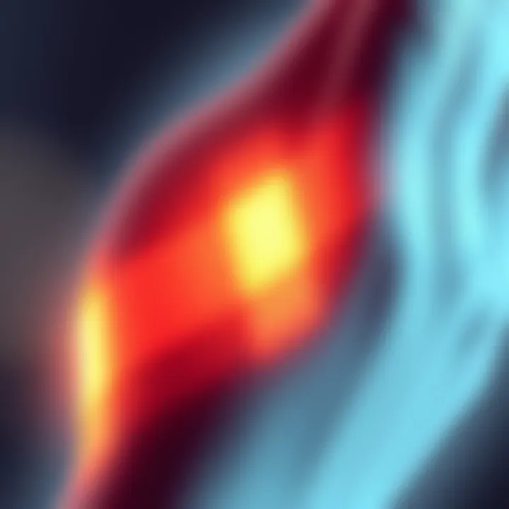 A 3D render showing realistic light effects on a skin-like material with visible shadows and depth, illustrating subsurface scattering techniques.