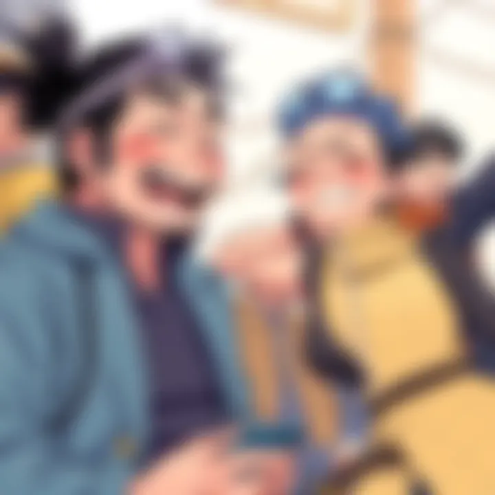 Sugimoto and Asirpa share a funny moment in the GK manga, highlighting their playful friendship.