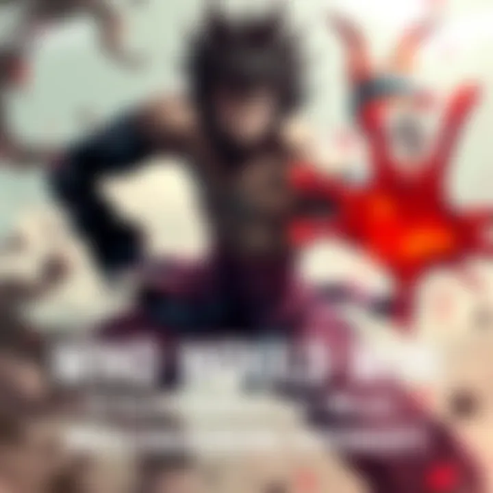 Sukuna stands in a fierce battle stance, showcasing his powerful form and intense expression, ready to take on a strong opponent.