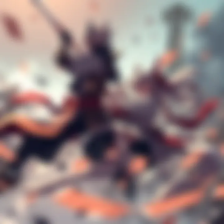 Sukuna and Uraume in Battle Sukuna shows unexpected kindness to Uraume during a fight, challenging their typical master-servant view. They are depicted in a dynamic battle scene, highlighting their complex bond.