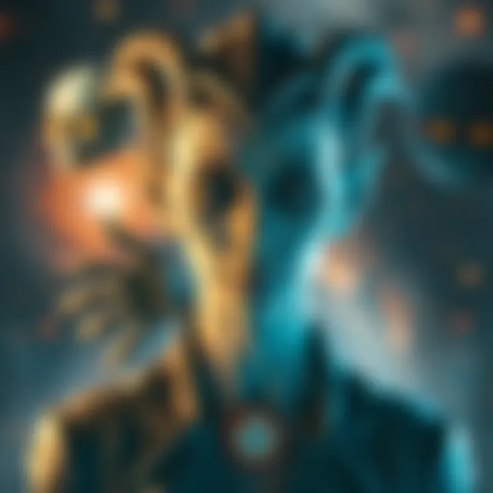 Sukuna depicted with subtle alien characteristics, hinting at possible extraterrestrial origins, surrounded by a cosmic background
