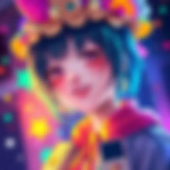 Sukuna Artwork Colorful artwork of Sukuna showcasing the artist's unique style and personal touch.