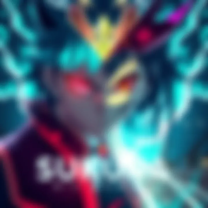 A character analysis of Sukuna showing his dual nature, with one side representing kindness and the other representing menace, sparking debate among fans.