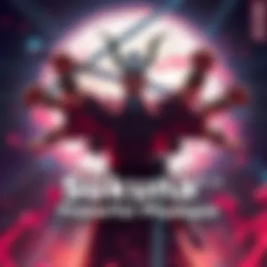 A character with four strong arms, representing Sukuna's physical form from the Heian Era, showcasing his unique attributes and strength.