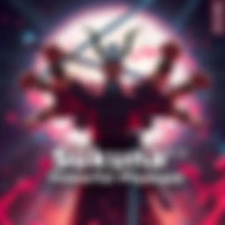 A character with four strong arms, representing Sukuna's physical form from the Heian Era, showcasing his unique attributes and strength.