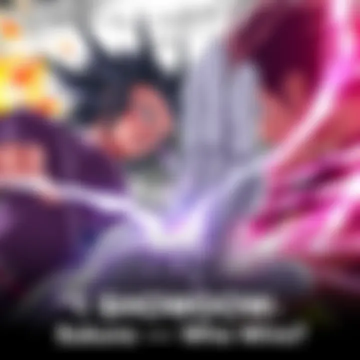 3-fingered Sukuna with a fierce expression faces off against Naoya in an intense battle setting, showcasing their unique powers and abilities.