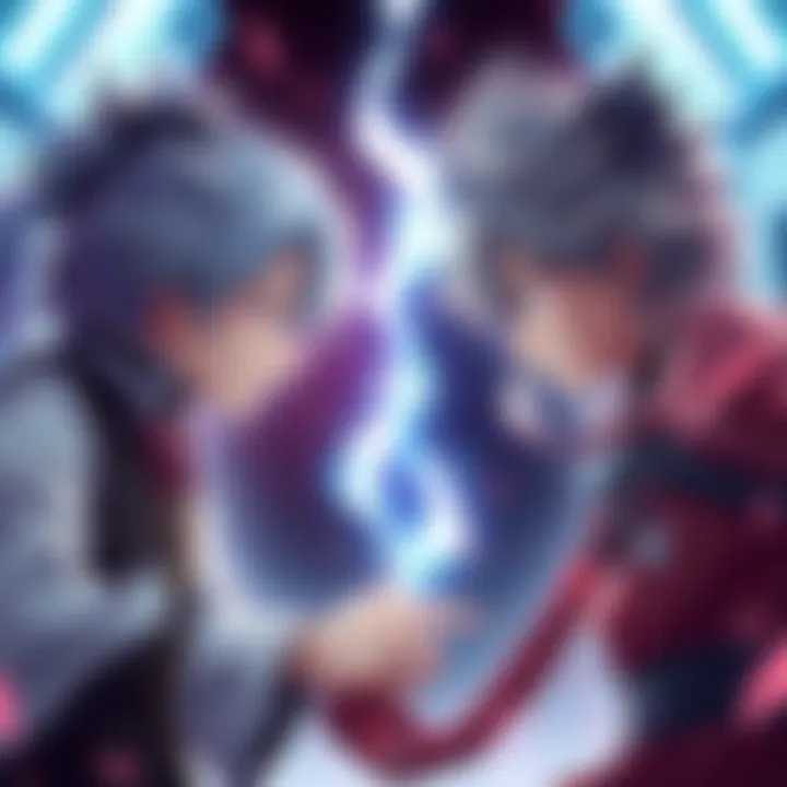 Sukuna and Yuji face off in a dramatic showdown, with Sukuna using his WCS ability. Both characters display intense expressions, ready for combat.