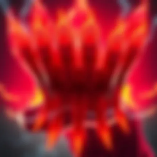 A close-up view of Sukuna's fingers, each representing his split form, glowing with dark energy.