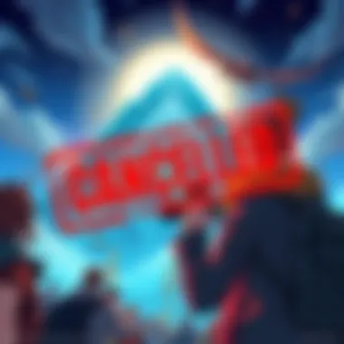 A disappointed fan looks at a canceled pre-order notice for Summit of The Gods