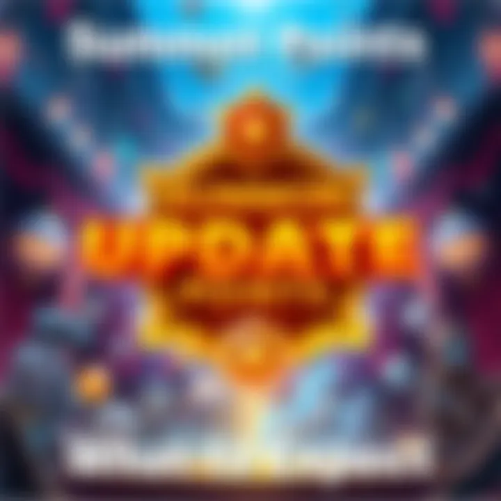 A graphic showing a notification about the summon points update with icons representing new features and enhancements