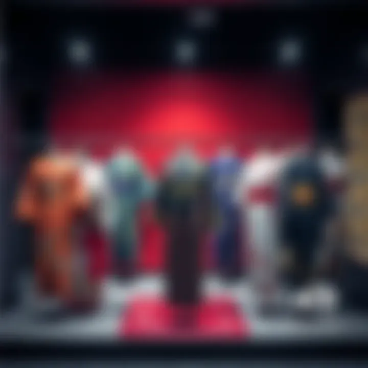 A colorful display of various Sung-sung kimonos, showcasing traditional and modern designs.