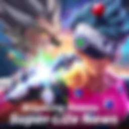 Gameplay scene featuring characters and strategies from the Super EZA LR Babidi event