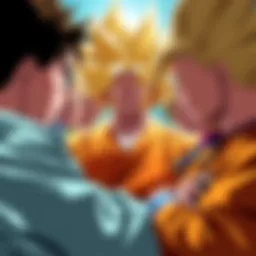 Fans discussing the underwhelming design of Super Saiyan 4 Goku's awakened art with disappointed expressions.