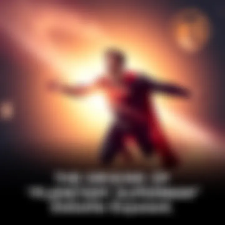 Superman hovering in space with a bright sun behind him, representing solar energy boosting his powers.