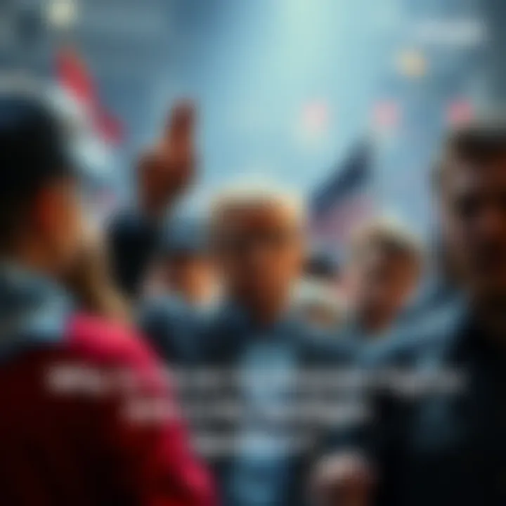 Support for Controversial Figure People debating the ongoing support for a polarizing figure, showcasing confusion and concern