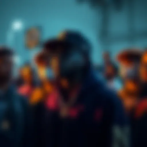 A group of people gathered, showing concern and offering support for Datruth during tough times.