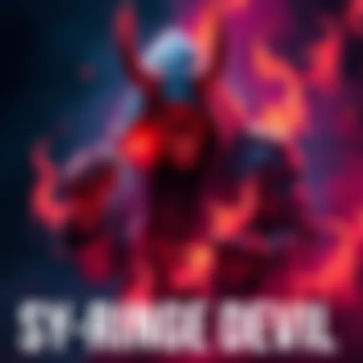 A creative depiction of The Syringe Devil, showing a figure with a sinister look holding a syringe, surrounded by glowing effects representing its powers to control and enhance others.