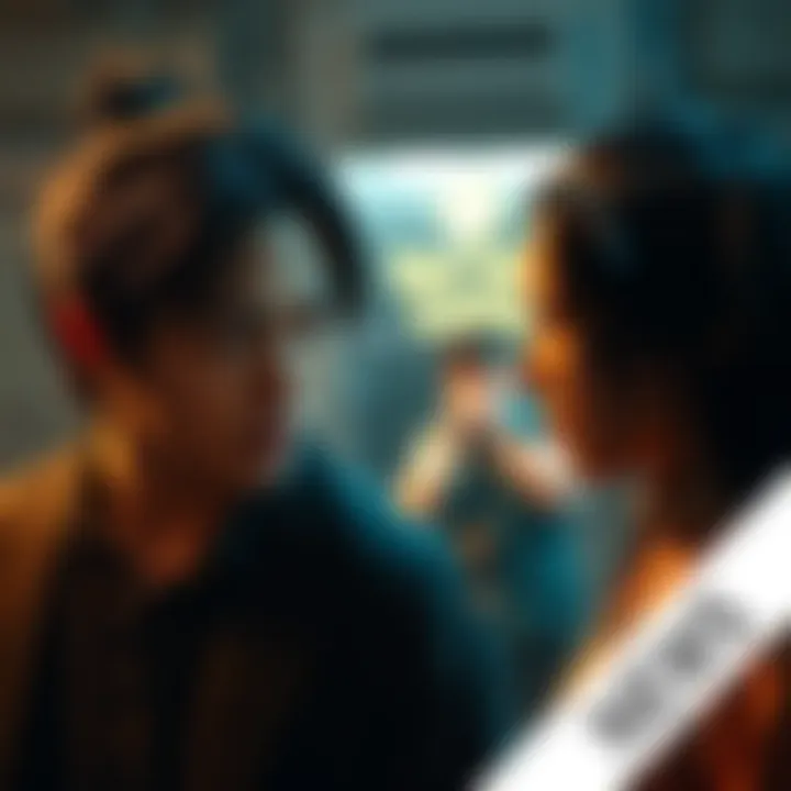 Tai and Raven appear to be in a serious conversation, showing signs of tension and emotion, with concerned expressions on their faces