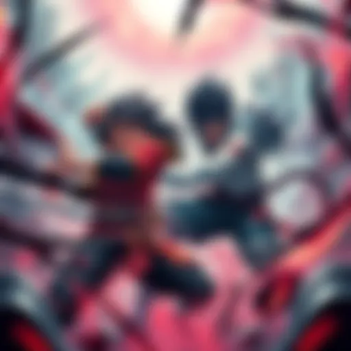 Taketsurugi and Kehaya face off in an intense battle, showcasing their fighting skills and determination.