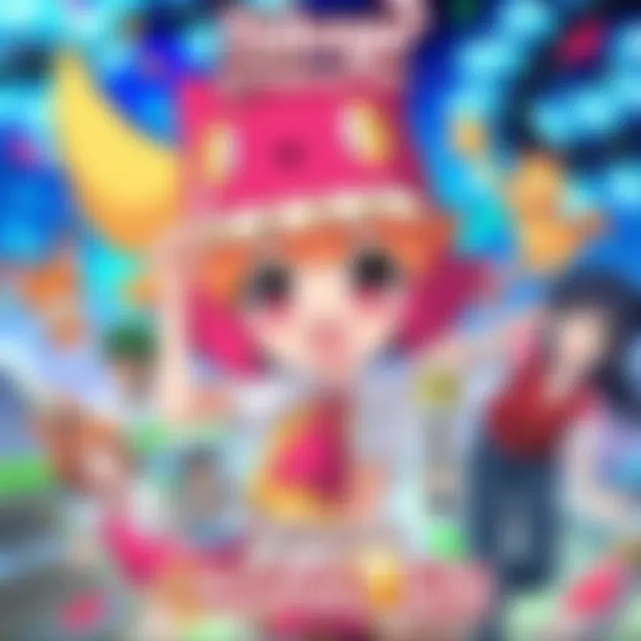 Colorful poster featuring Takopi, a cute, lively character, surrounded by engaging scenes from the anime, showcasing its vibrant animation and captivating story.