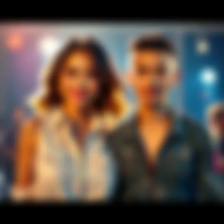 Two attractive entertainers posing together with expressions of confidence, highlighting their appeal in the entertainment industry.