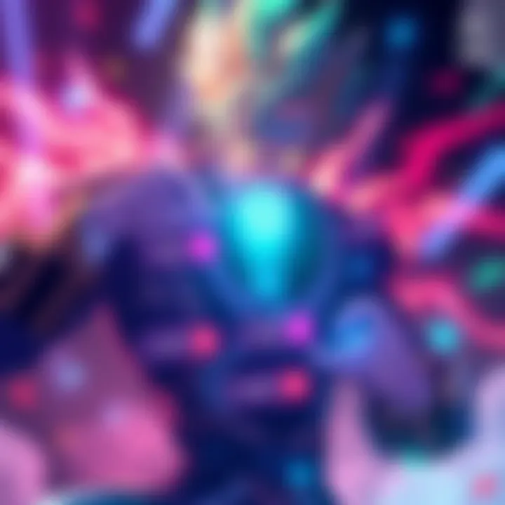 Tamaki Amajiki with usernames Tamaki Amajiki consuming various usernames, showcasing his unique powers, with a colorful aura around him.