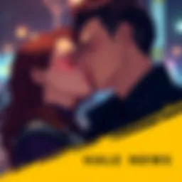 Tamsy leans back, looking relaxed after a passionate kiss with Corvus, who is smiling softly beside her.