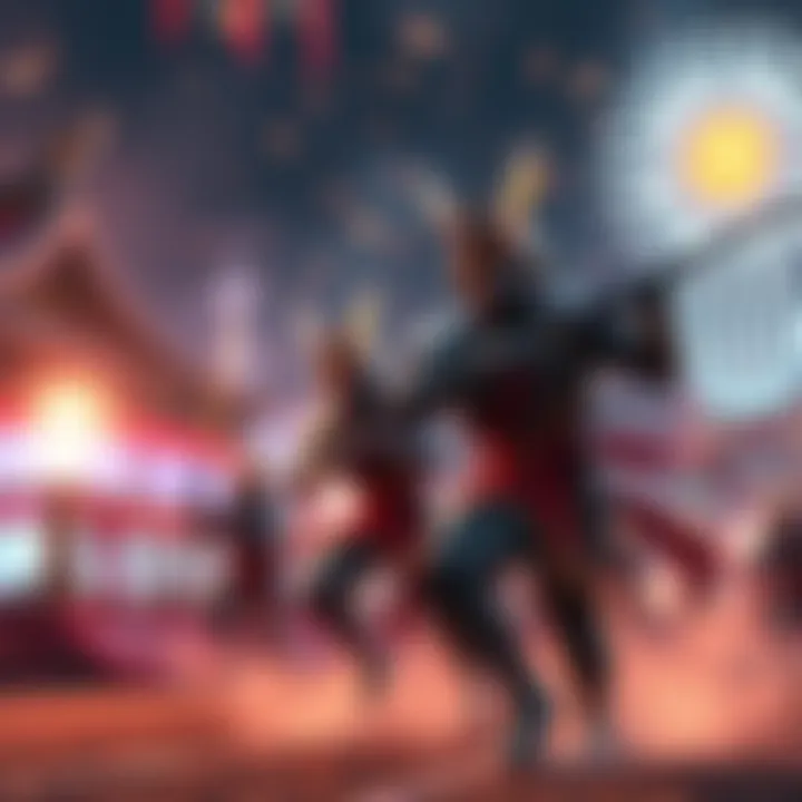 Tanabata Units in Action Celebration scene featuring the 2024 Tanabata units showcasing their strength in a competitive event during the 11th anniversary.