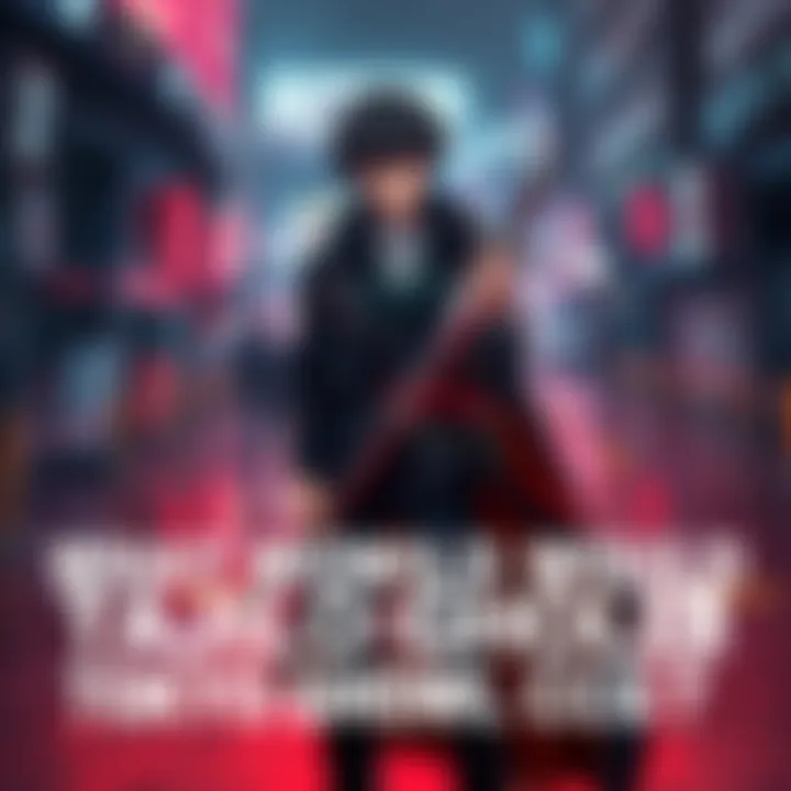 Tanjiro Kamado wearing a CCG uniform, standing confidently with a sword, set against a Tokyo Ghoul city backdrop