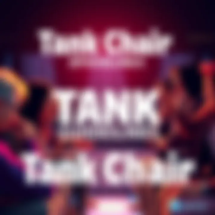 Tank Chair Discussion Guidelines A group of people discussing Tank Chair Episode 4 with excitement, focused on maintaining conversation rules.