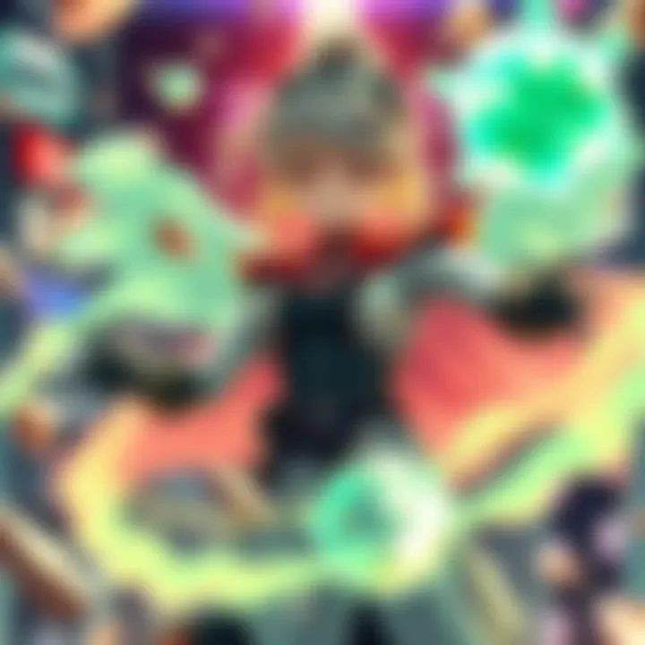 Tatsumaki levitating objects around her with a powerful aura, showcasing her psychic abilities