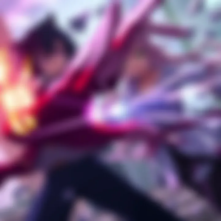 Tatsumaki uses her psychic powers while Toneri prepares to attack in an epic fight scene