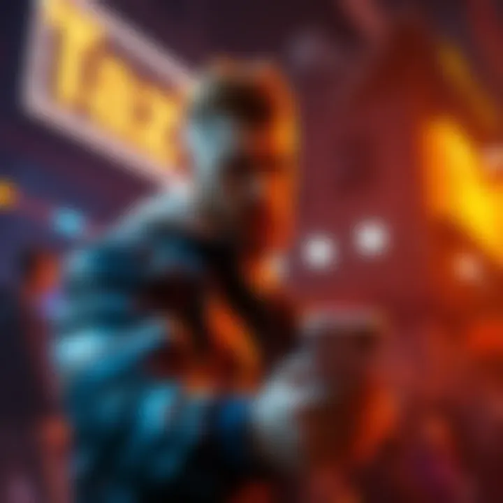 Taz posting a story on Instagram, hinting at an upcoming event with a location pin emoji