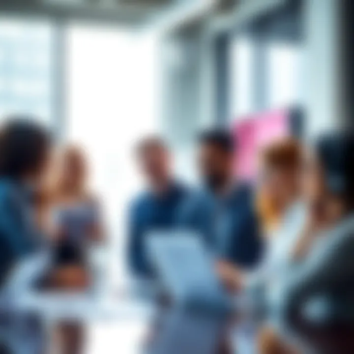 Team ready for competition A diverse group of team members discussing strategies and preparing for an upcoming competition in a bright meeting room