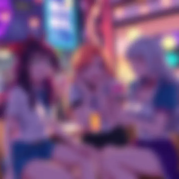 Girls Night Out with Team RWBY Team RWBY enjoying a lively night out together, laughing and sharing fun moments during their girls night.