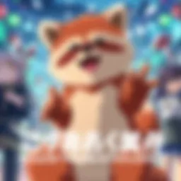 Teaser visual for Omae, Tanuki ni Naranee ka? A colorful teaser visual showing characters from Omae, Tanuki ni Naranee ka?, featuring a Tanuki in playful poses.