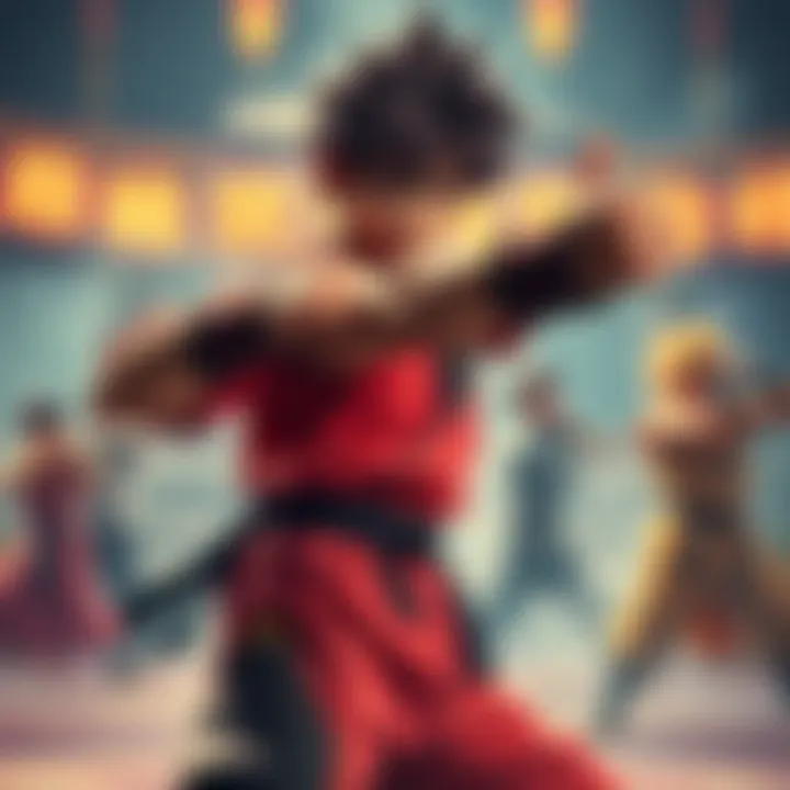 TEEN Gojo prepares for a fight against various fighters, showcasing his abilities and confident demeanor.