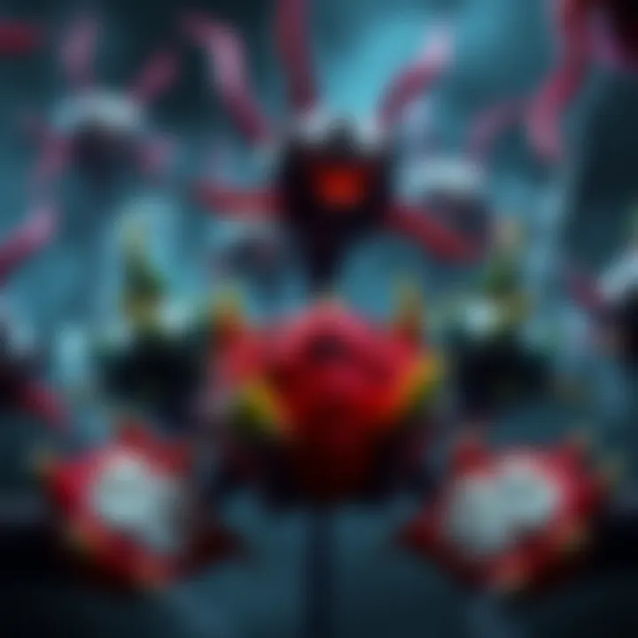 A collection of eerie Devil Fruits, each with unique and unsettling designs, showcasing their creepy abilities.