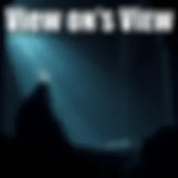 A thought-provoking scene showing The Espada contemplating life and mortality in a dark setting with shadows and faint light
