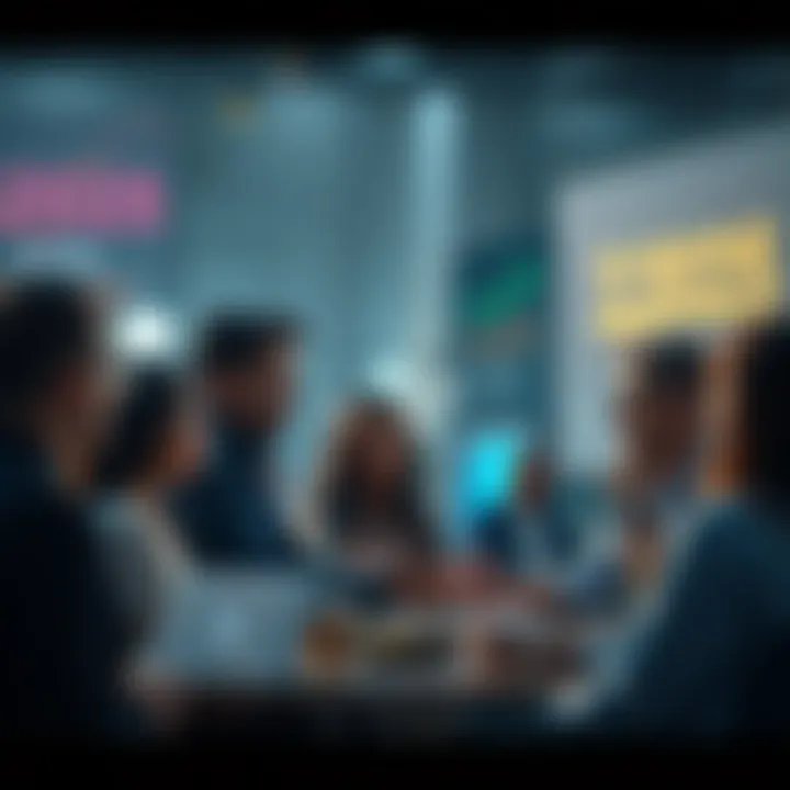 Group of people engaged in deep conversation about ideas and topics relevant to 2025