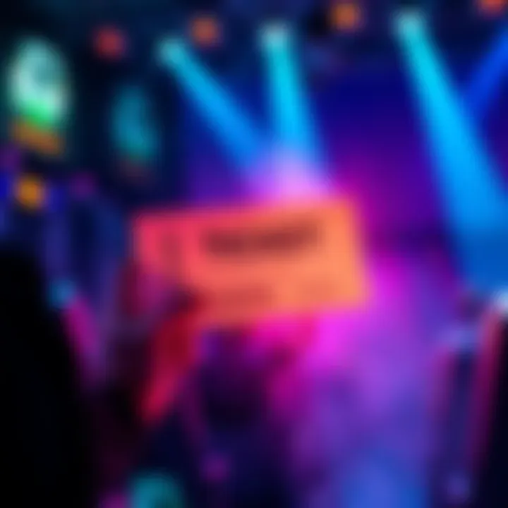 A representation of ticket options showing one ticket and nine singles, illustrating the decision-making process for attendees.