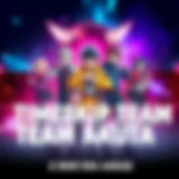 Timeskip Team Akuta Members of the Timeskip Team Akuta showcasing their new looks and abilities in a dynamic pose