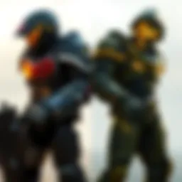 Showcase of Lok/Kipperin and Den/Vigilante Titan Armors side by side